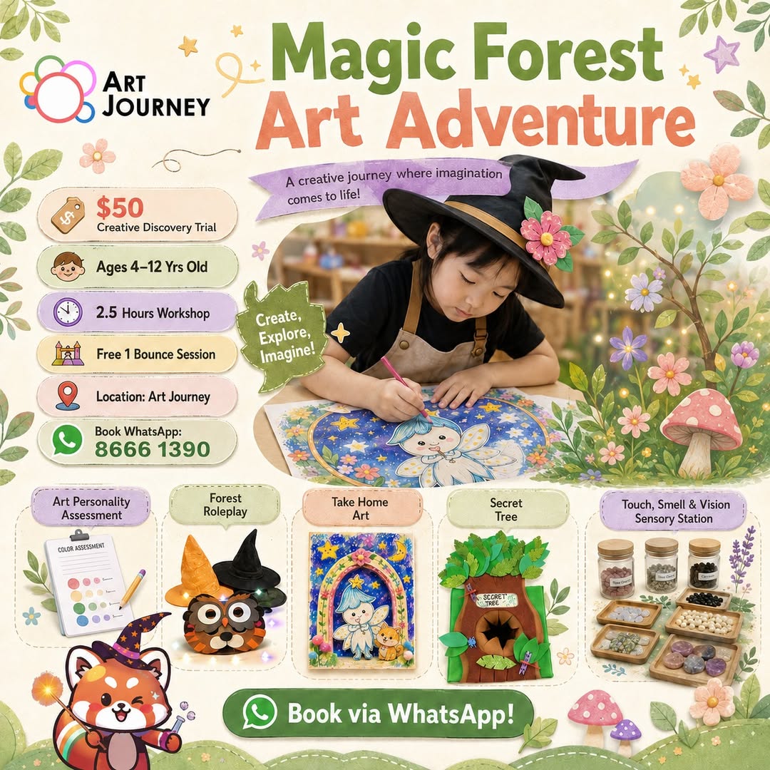 Art Journey Magic Forest Art Adventure at Plantation Plaza