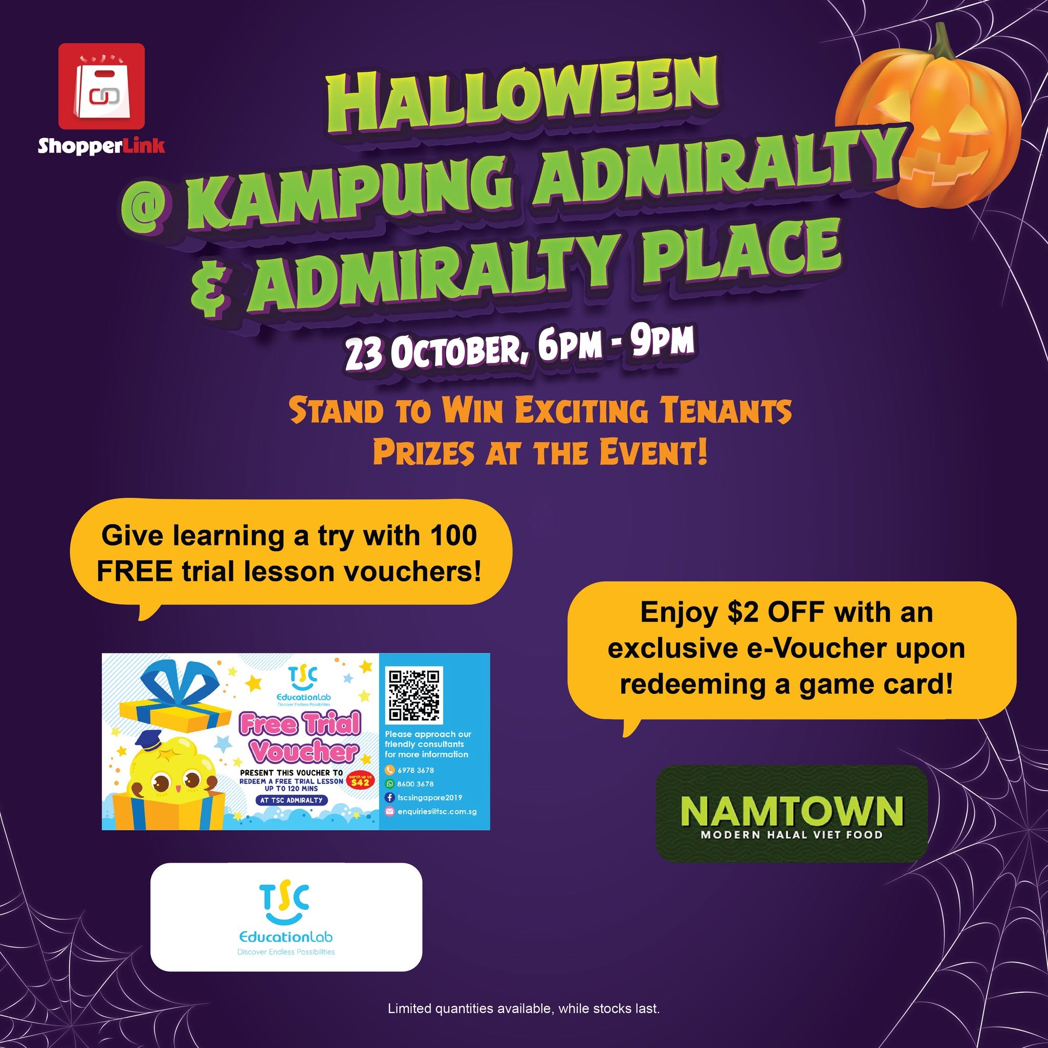Halloween at Kampung Admiralty Place with TSC Education Lab and Namtown