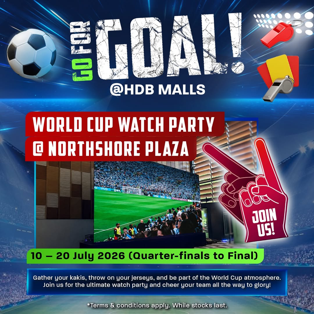 Go For Goal World Cup Watch Party at Northshore Plaza, 10 to 20 July 2026