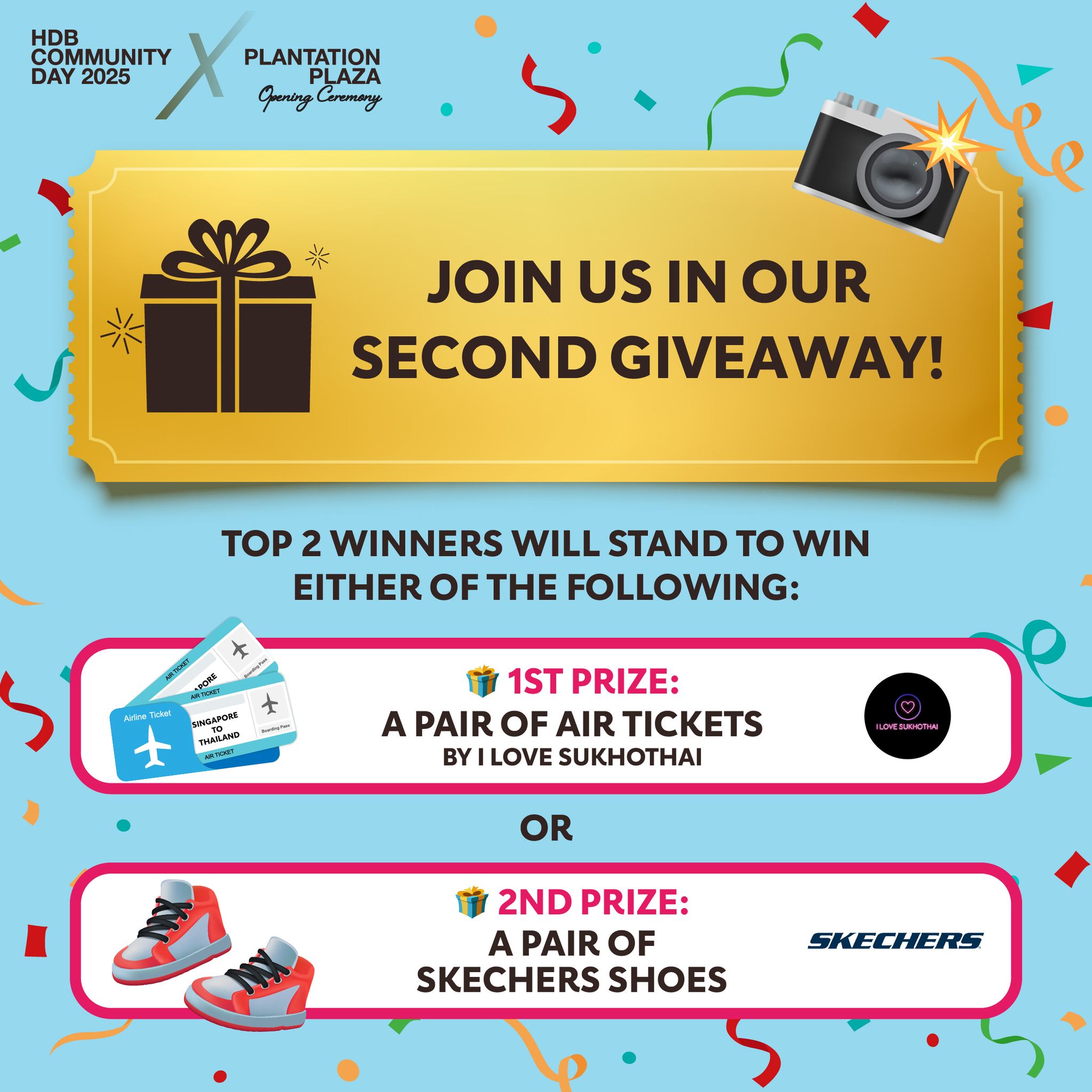 Exciting giveaway announcement image featuring travel and shoe themes