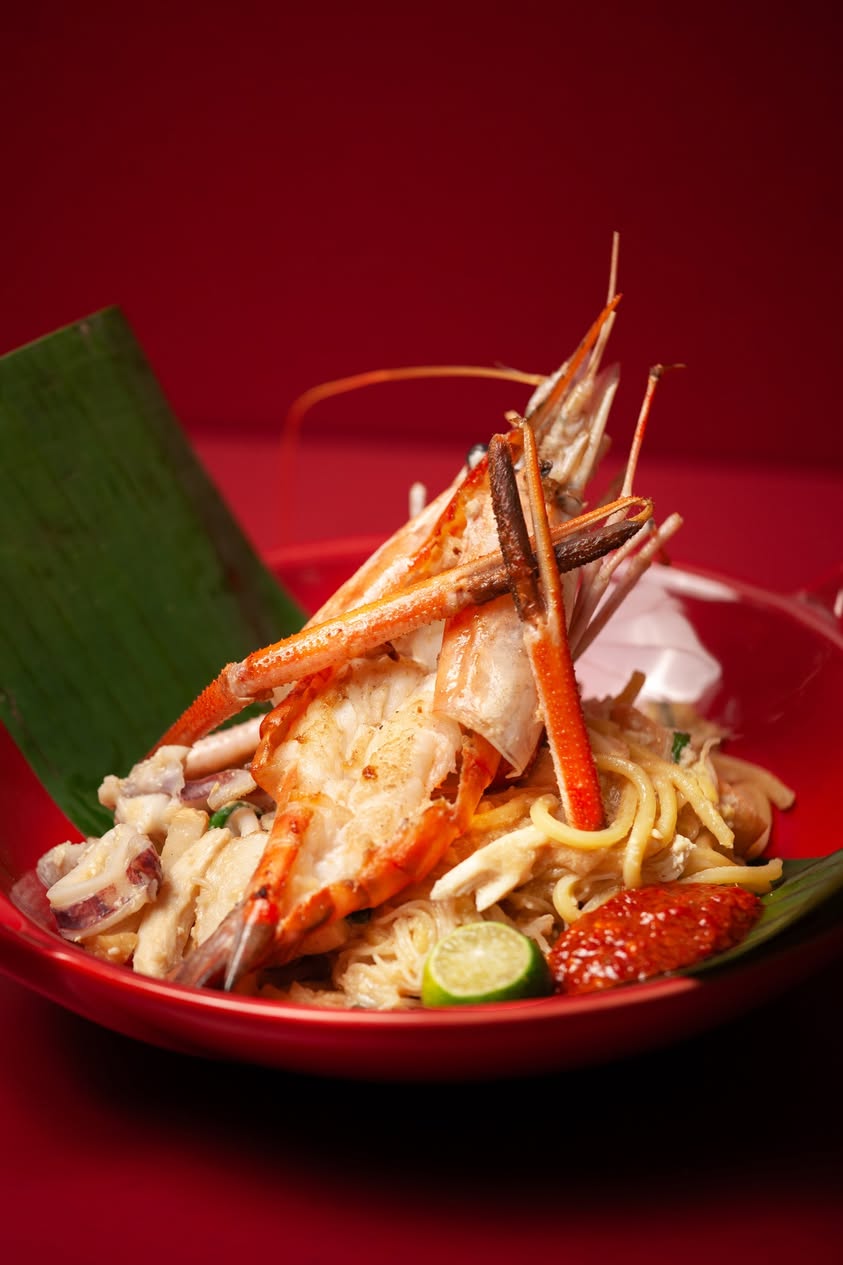 Jumbo Blue Prawn Hokkien Mee at Swensen's Plantation Plaza