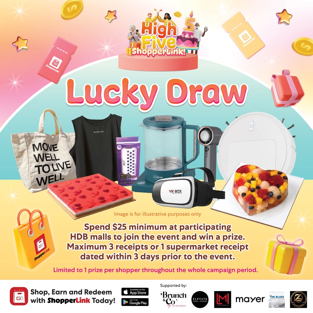 Win Big at the High 5 ShopperLink Birthday Lucky Draw