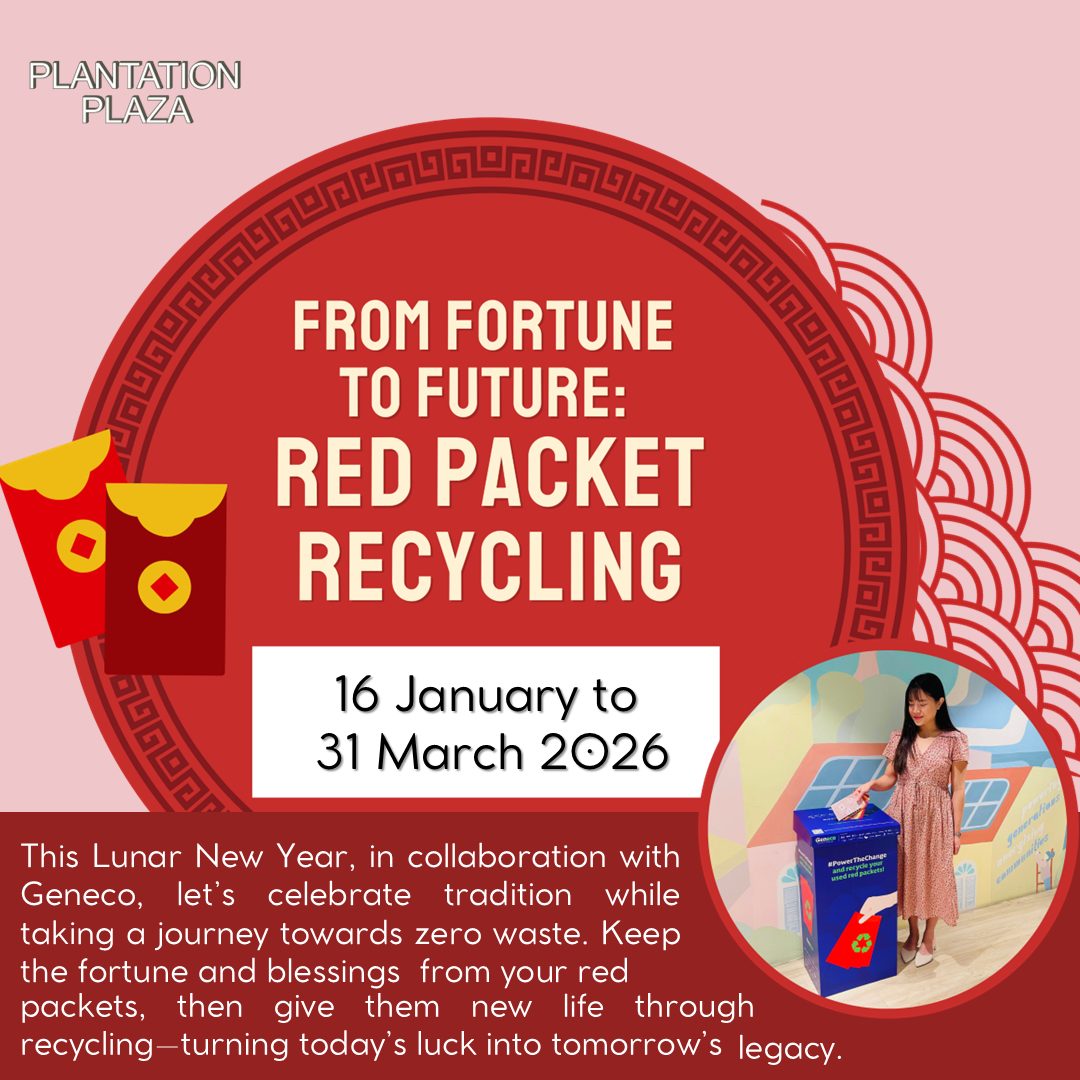 Lunar New Year Red Packet Recycling Program at Plantation Plaza