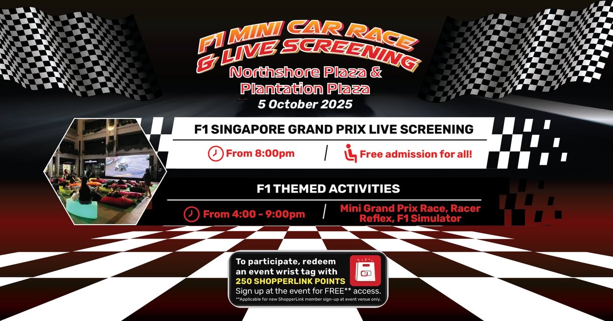 F1 Mini Car Race at Plantation Plaza