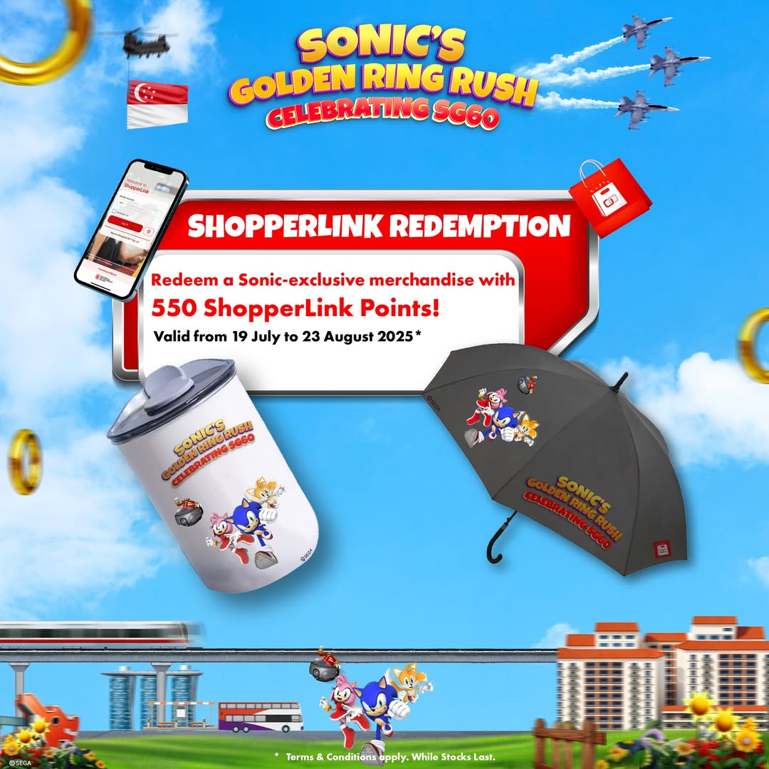 A vibrant image related to Sonic's Golden Ring Rush event, possibly showing golden rings or event participants.