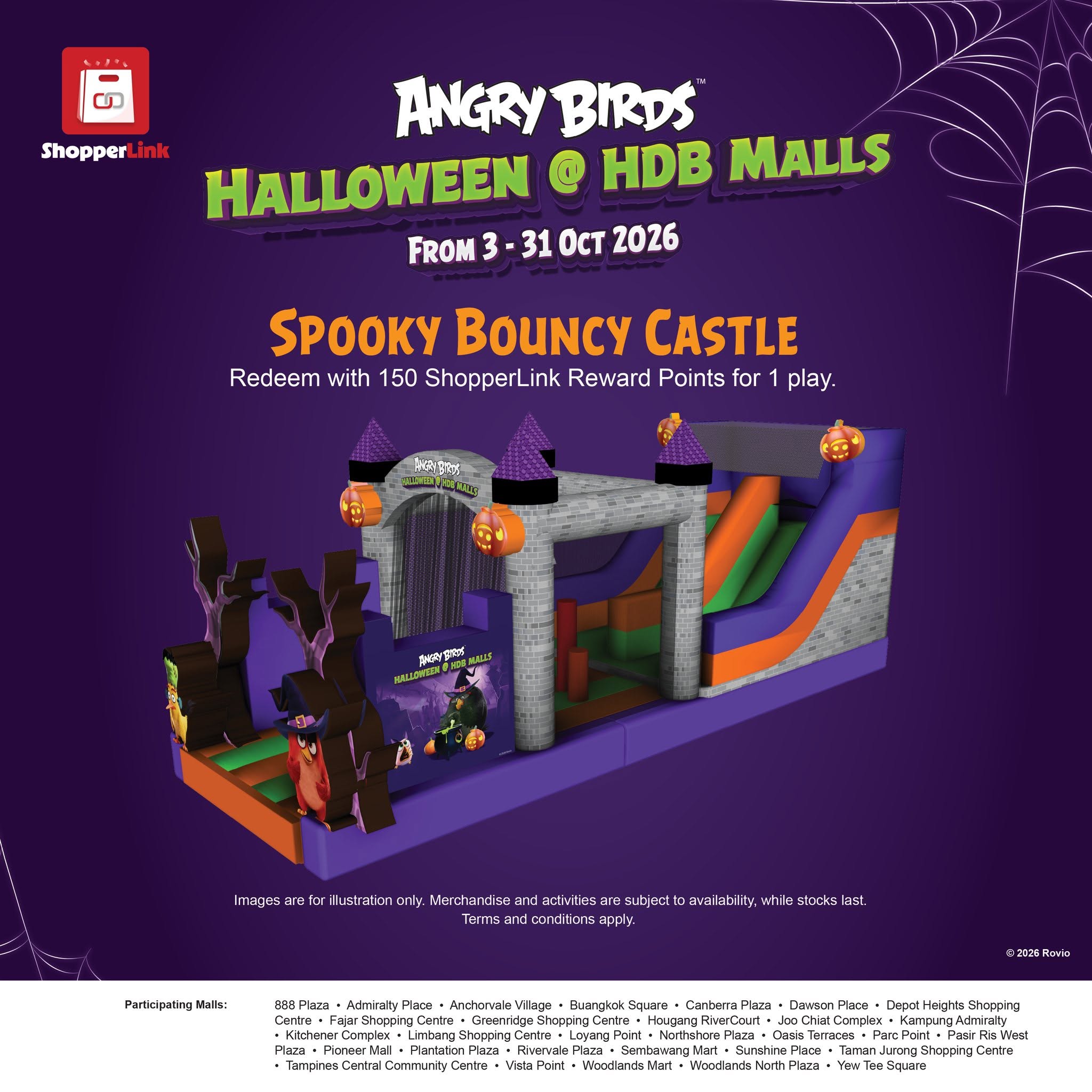 ShopperLink Angry Birds Halloween redemption