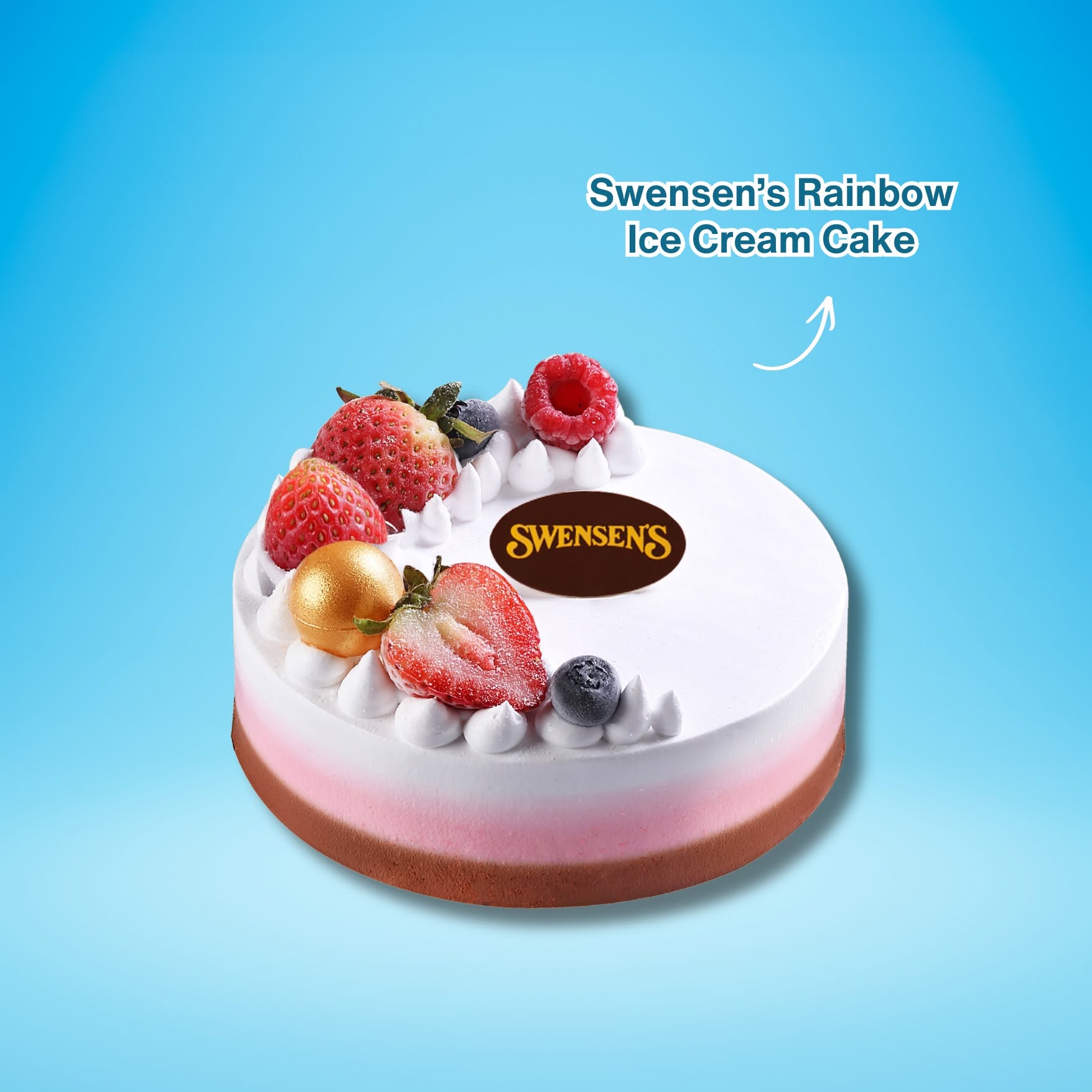 Swensen's Rainbow Ice Cream Cake