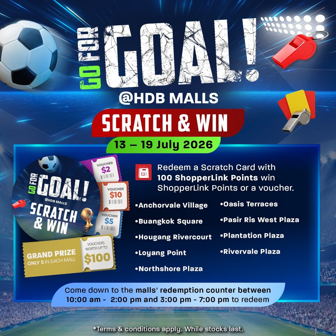Scratch & Win at Plantation Plaza: Redeem 100 ShopperLink Points for Vouchers
