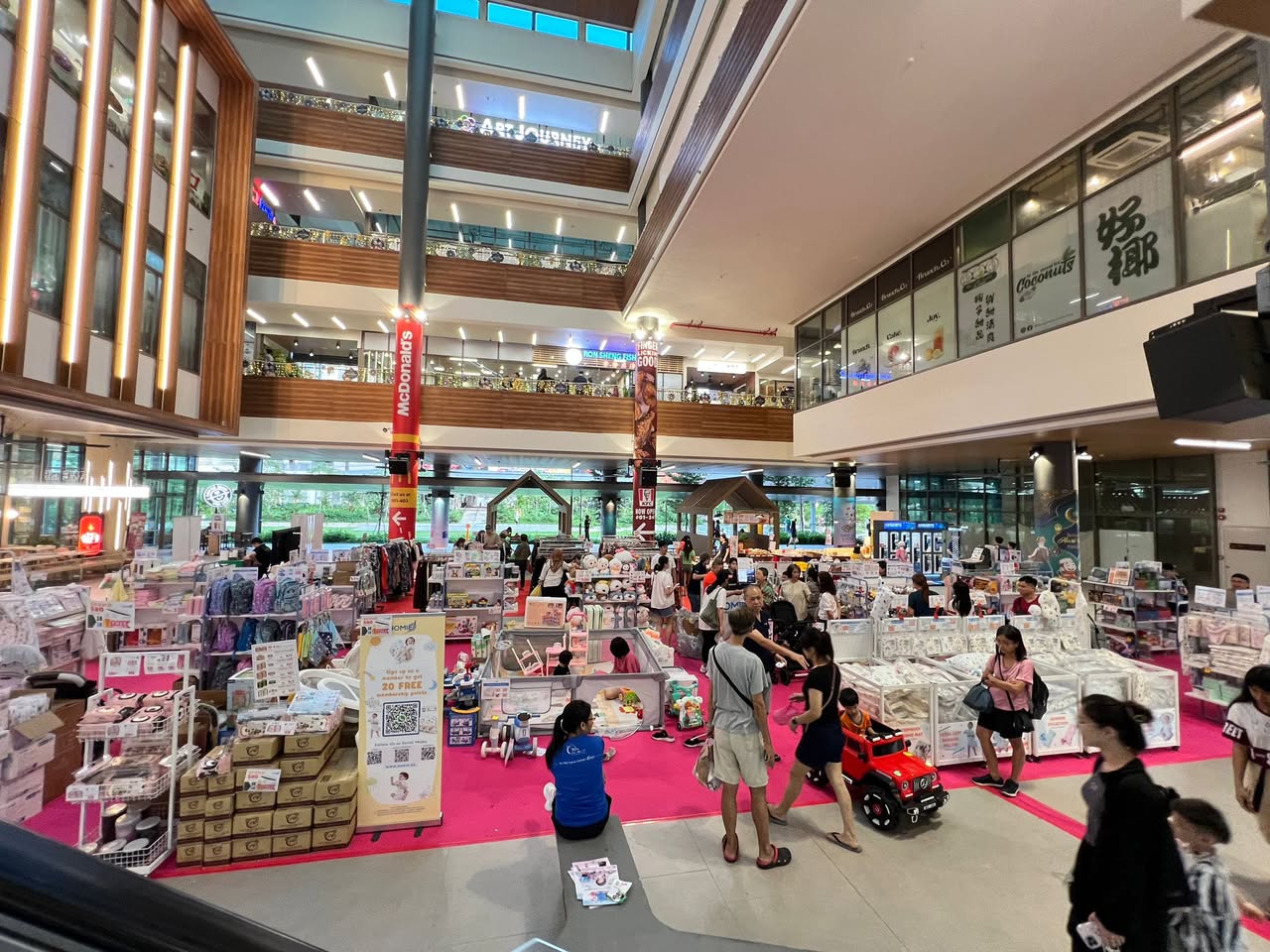Baby Zone stalls at the HOMIE Baby Fair