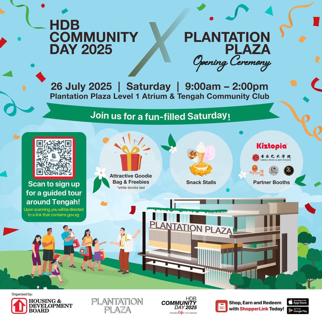 A vibrant community gathering at Plantation Plaza opening