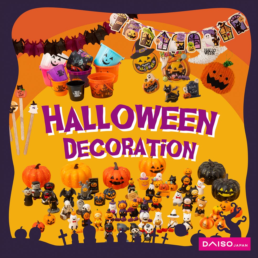 DAISO Singapore Halloween Decor Starting from $2.18 at Plantation Plaza