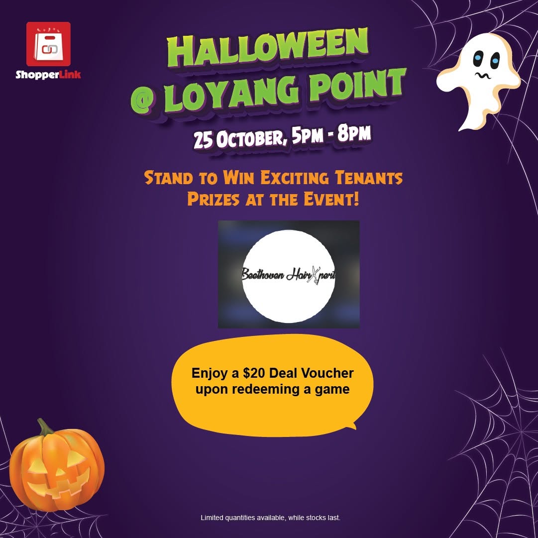 Halloween at Loyang Point with Beethoven Hair and ShopperLink