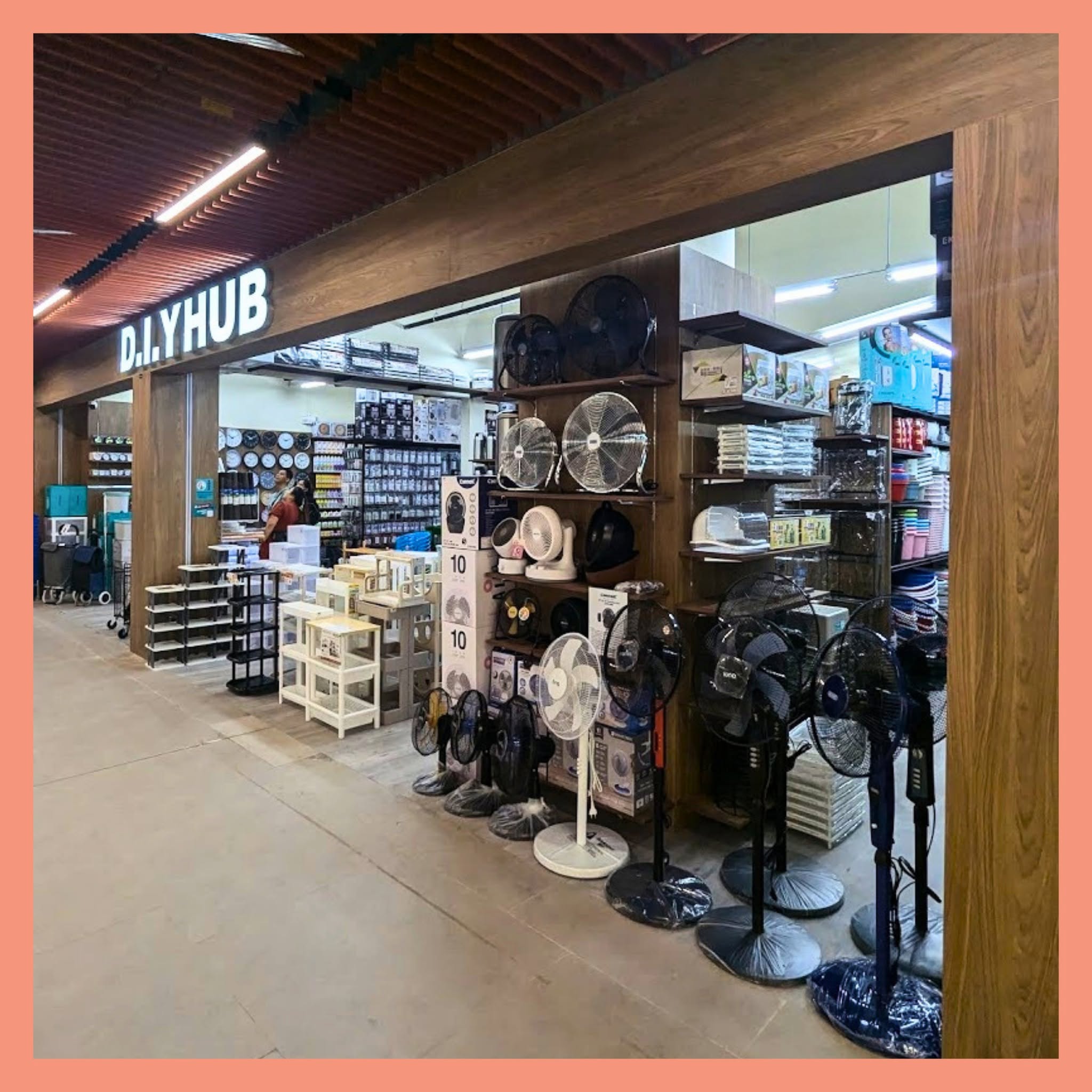 Fans and home goods at D.I.Y Hub