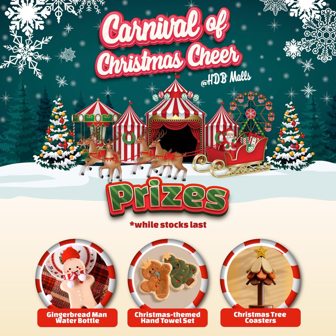 Festive Christmas decorations and joyful crowd at Plantation Plaza