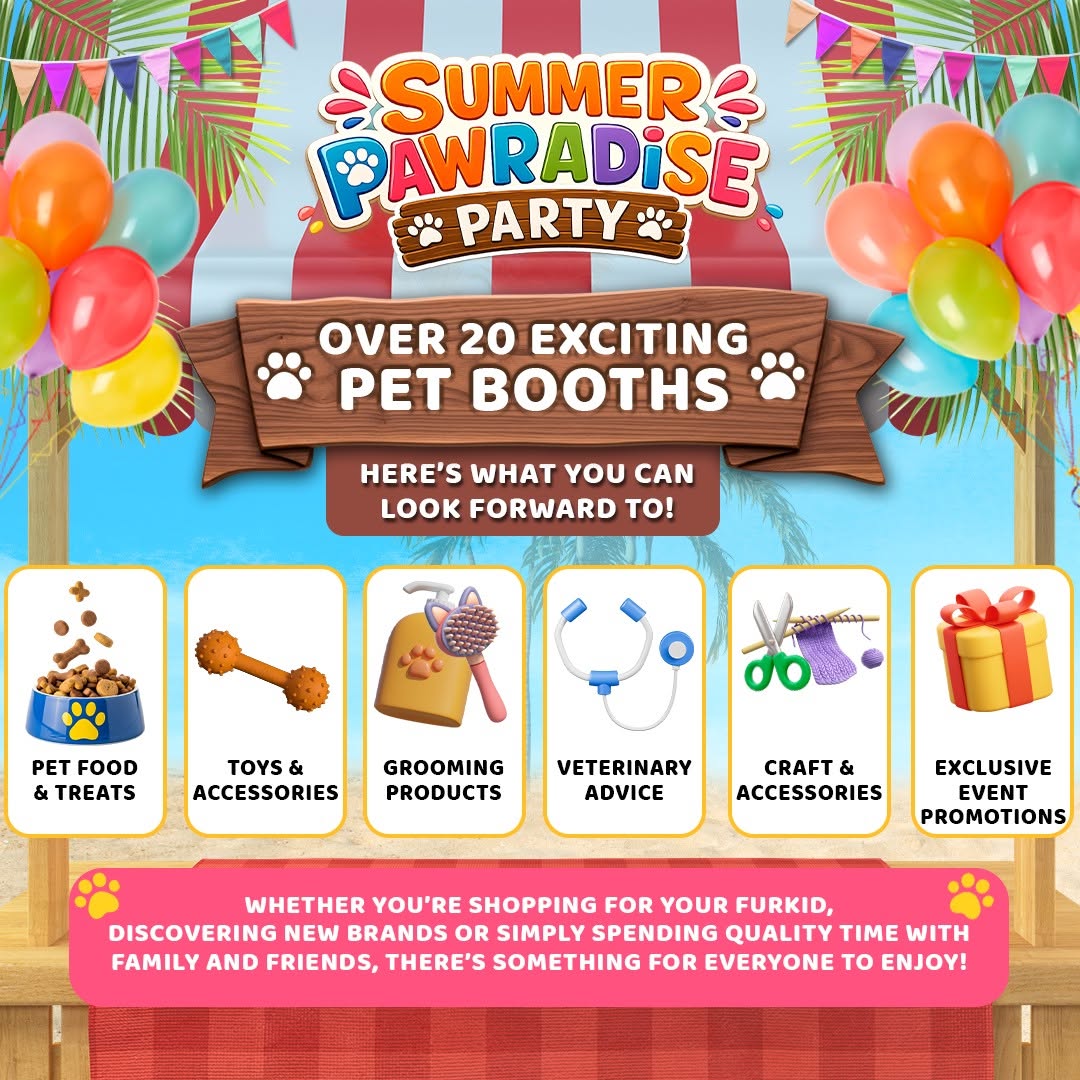 Summer Pawradise Party at Plantation Plaza on 25 July 2026