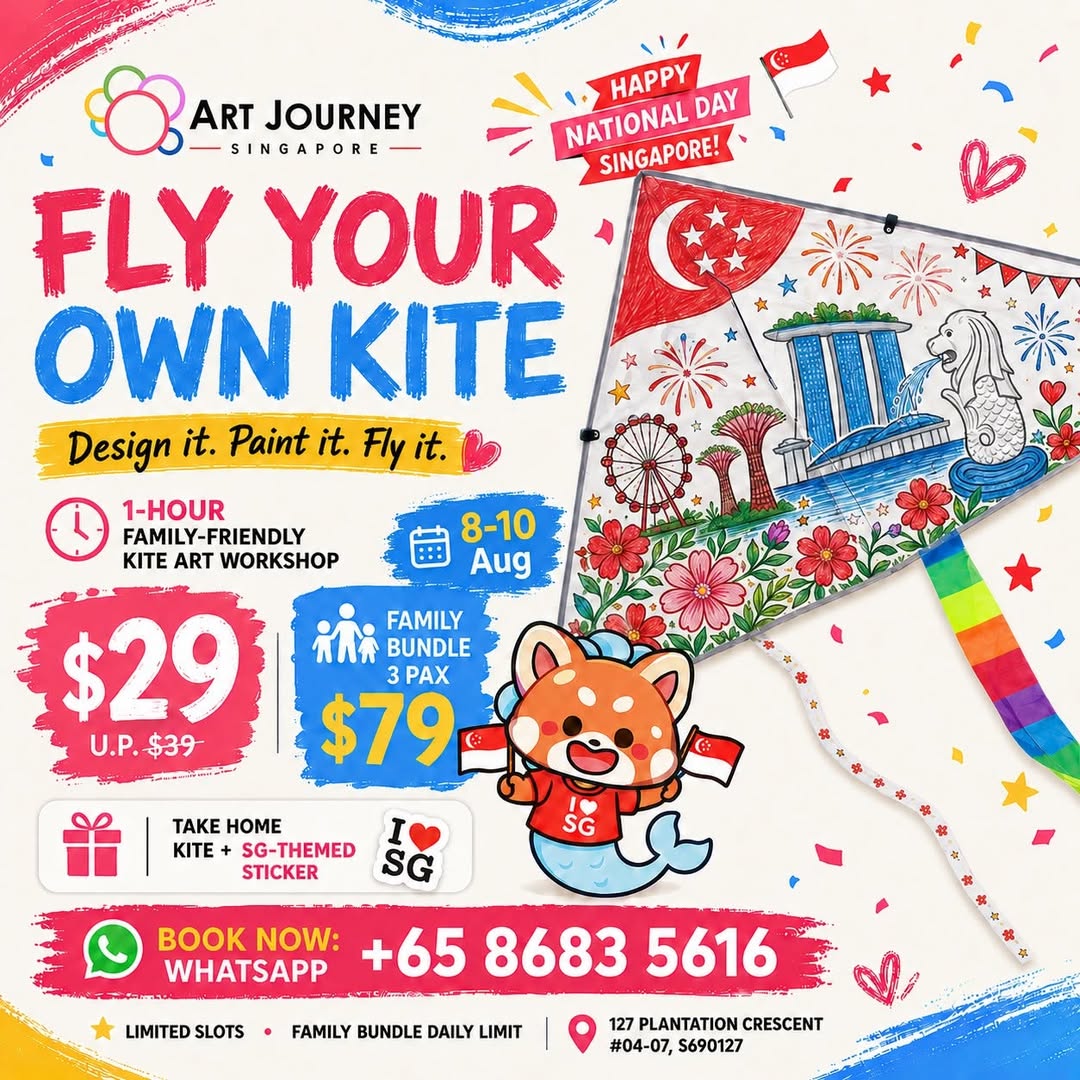 Art Journey Fly Your Own Kite Workshop at Plantation Plaza from $29