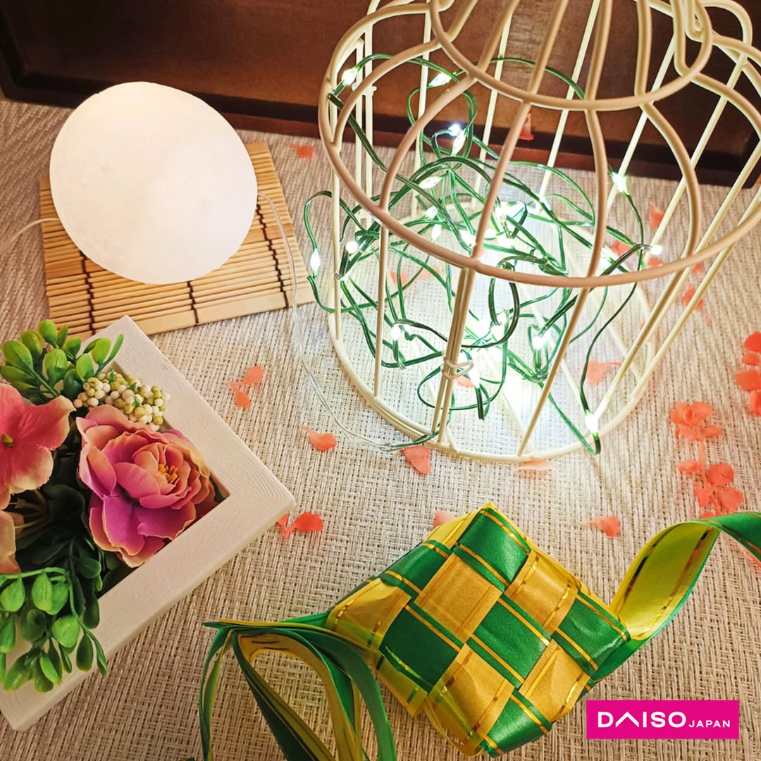 DAISO festive Hari Raya decorations and home essentials