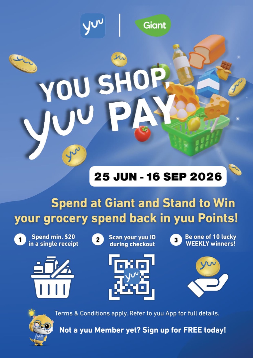Giant You Shop, yuu Pay at Plantation Plaza runs until 16 September 2026