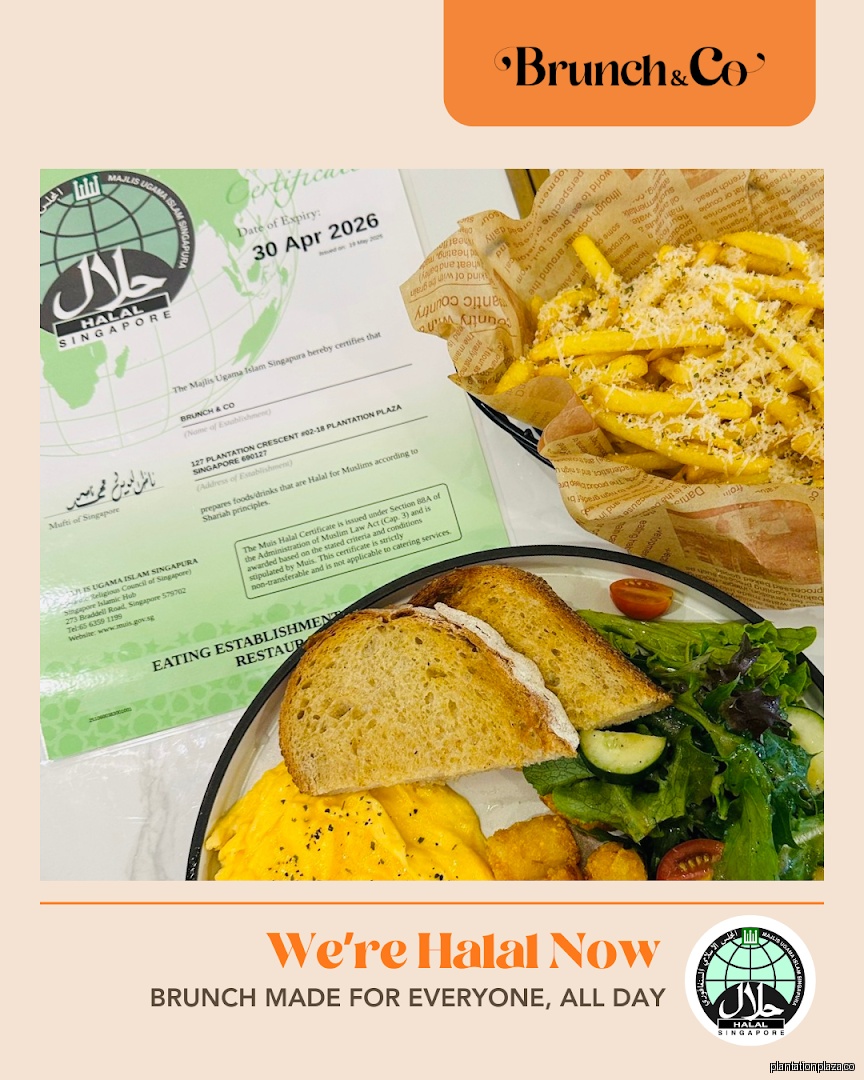 Menu page for Brunch & Co Cafe