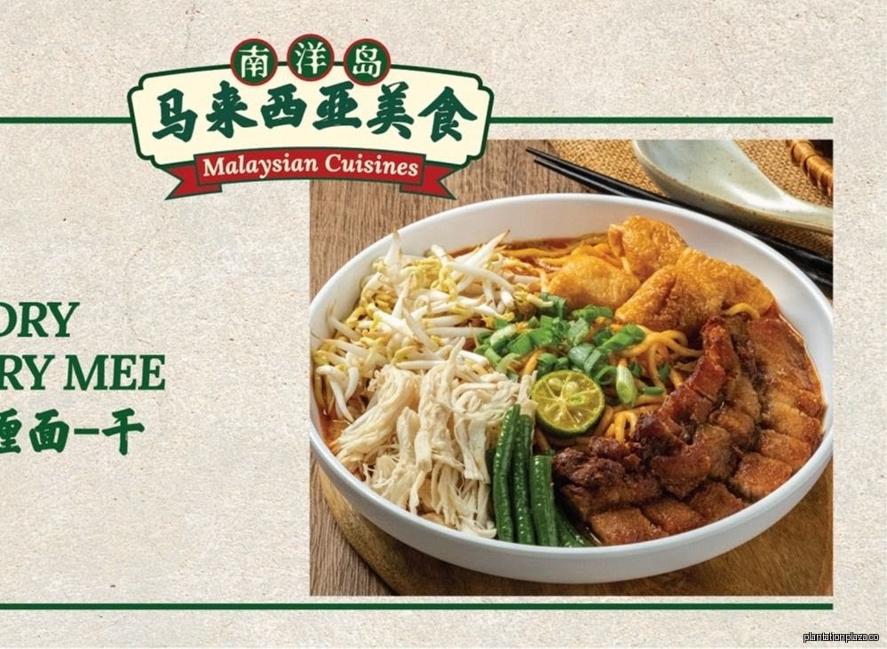 Menu page for NAN YANG DAO 南洋岛
