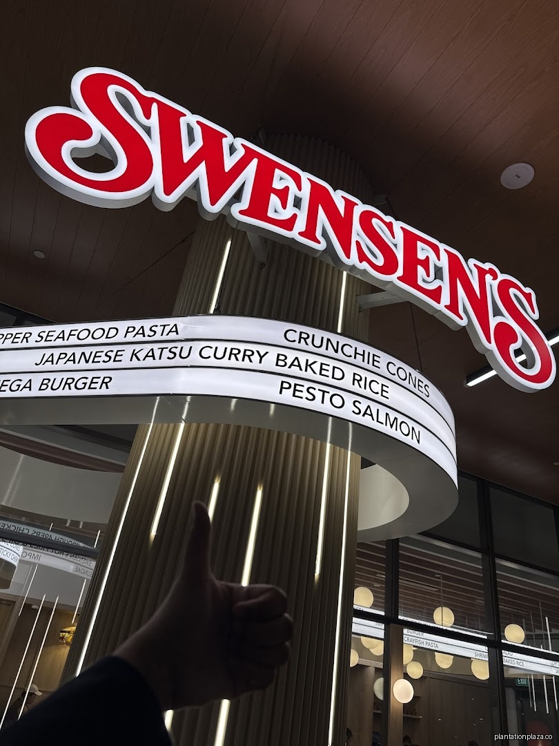 Menu page for Swensens